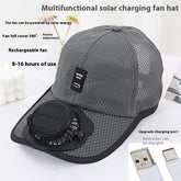 Solar Charging Fan Hat lightweight sun protection hat