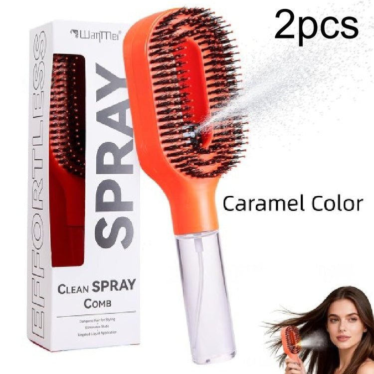 Spray Comb Hair Brush for salon and home use