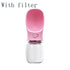 Pet Water Cup Outdoor Portable Water Bottle travel design