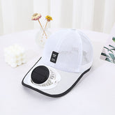Solar Charging Fan Hat portable cooling cap