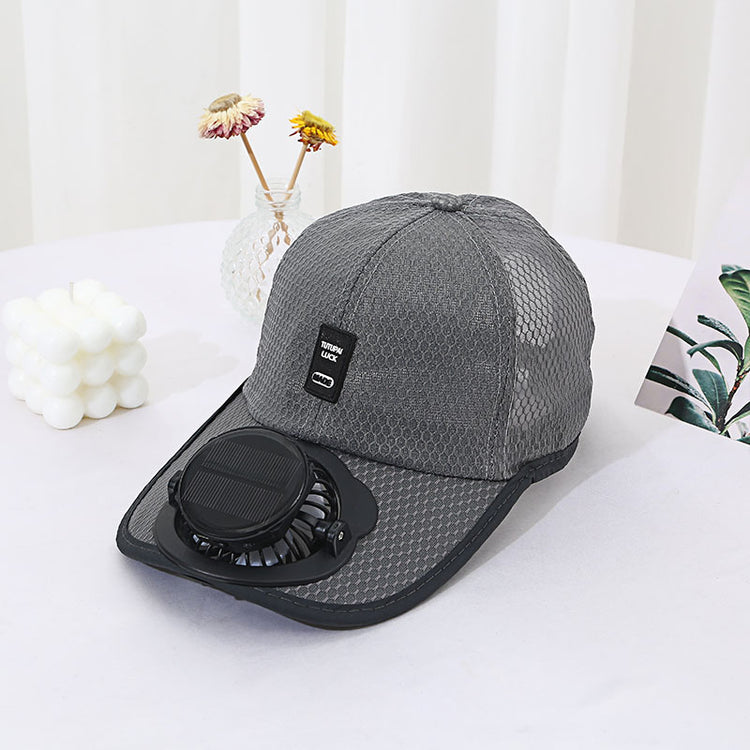 Solar Charging Fan Hat for men and women