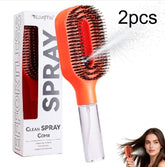 Spray Comb Hair Brush frizz control brush