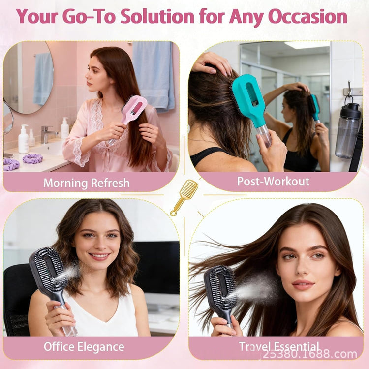 Spray Comb Hair Brush hair moisturizer sprayer