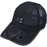 Solar Charging Fan Hat for outdoor activities