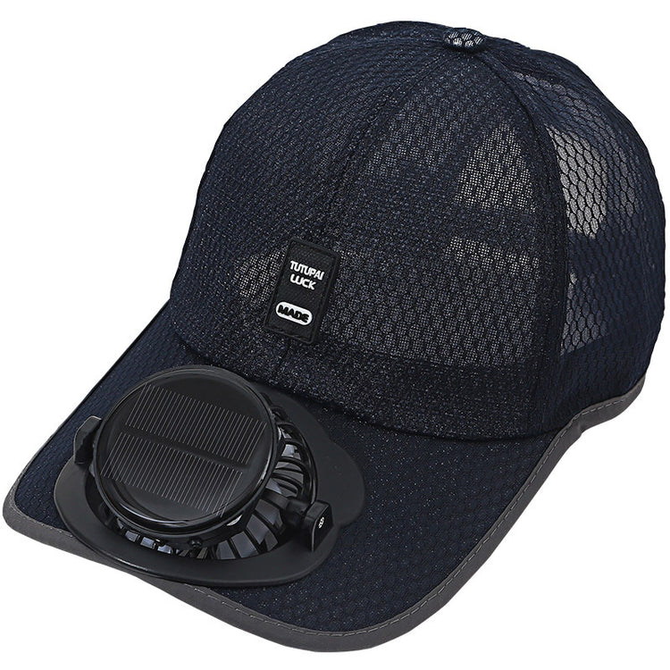Solar Charging Fan Hat for outdoor activities