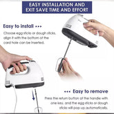 Electric Stand Mixer food mixing bowl and beater attachment