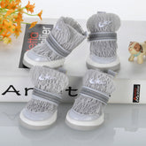 Footless Teddy Small Dog Pet Shoes Soft Bottom Foot Cover for paw protection