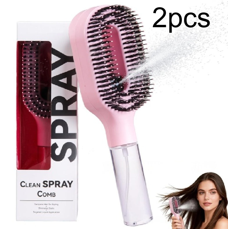 Spray Comb Hair Brush for curly and straight hair