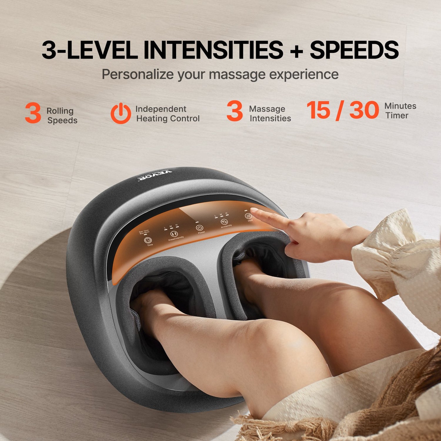 Foot Massager Machine home spa foot relaxation device with heat function
